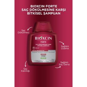 Bioxcin Forte Yoğun Saç Dökülmesine Karşı 4x300 ml Bitkisel Şampuan