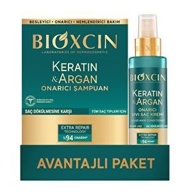 Bioxcin Keratin Argan 300 ml Şampuan+150 ml Sıvı Saç Kremi