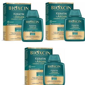 Bioxcin Keratin Argan 3x300 ml Onarıcı Şampuan