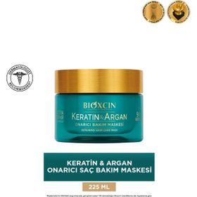 Bioxcin Keratin ve Argan 3x225 ml Saç Maskesi