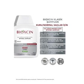 Bioxcin Klasik Normal Ve Kuru Saçlar İçin 300 ml Şampuan