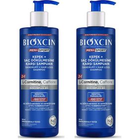 Bioxcin Men Sport Kepek ve Saç Dökülmesine Karşı 2x500 ml Şampuan