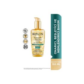 Bioxcin Onarıcı Keratin ve Argan 150 ml Tüm Saçlar Saç Bakım Yağı