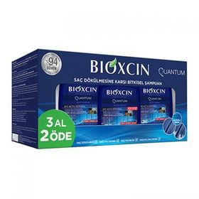 Bioxcin Quantum 300 ml 3 Al 2 Öde Kuru ve Normal Saçlar İçin Şampuan Dökülme Önleyici Şampuan