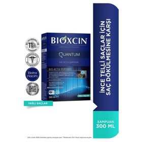 Bioxcin Quantum 300 ml Yağlı Saçlar için Dökülme Karşıtı Şampuan