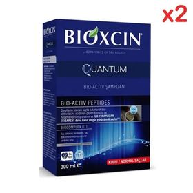 Bioxcin Quantum Bio Activ Kuru Normal Saçlar İçin 2x300 ml Şampuan