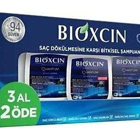 Bioxcin Quantum Yağlı Saçlar için 3x300 ml Şampuan