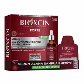 Bioxcin Şampuan Hediyeli + 3x50 ml Saç Bakım Serumu Forte Serum