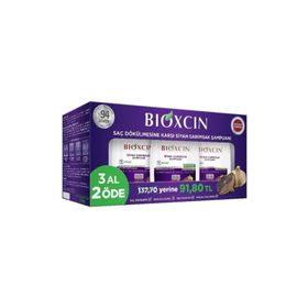 Bioxcin Siyah Sarımsaklı 3x300 ml Şampuan