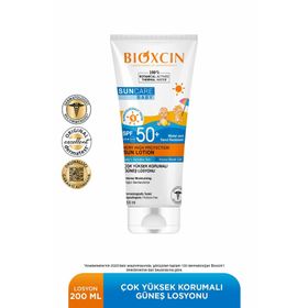 Bioxcin Sun Care 100 ml SPF50 Hassas Ciltler için Çok Yüksek Korumalı Mineral Bebek Güneş Kremi