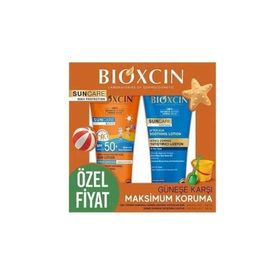 Bioxcin Sun Care 200 ml SPF50+ Çok Yüksek Korumalı Çocuk Güneş Bakım Seti ve After Sun 200 ml Losyon