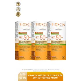 Bioxcin Sun Care Acnium SPF50 50 ml 3 Adet Krem
