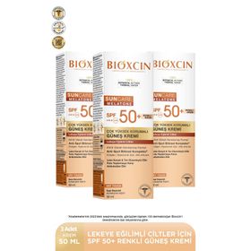 Bioxcin Sun Care Lekeye Eğilimli Ciltler SPF50 3x50 ml Güneş Kremi
