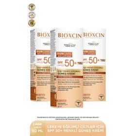 Bioxcin Sun Care Lekeye Eğilimli Ciltler SPF50 3x50 ml Güneş Kremi