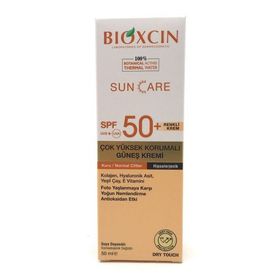 Bioxcin Sun Care SPF 50+ 50 ml Kuru ve Normal Ciltler Renkli Güneş Kremi