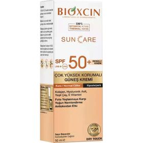 Bioxcin Sun Care SPF 50+ 50 ml Kuru ve Normal Ciltler Renkli Güneş Kremi