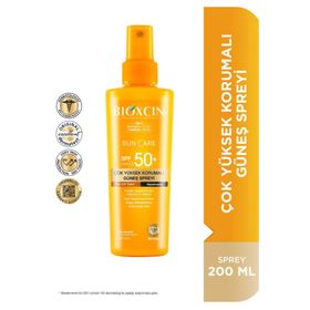 Bioxcin Sun Care SPF50 200 ml Yüksek Korumalı Güneş Kremi