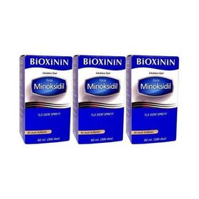 Bioxinin Forte Minoksidil 3x60 ml %5 Deri Spreyi