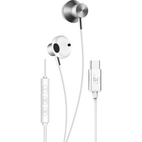 Bipower BP-738 Beyaz Type-C Kulak İçi Kablolu Kulaklık