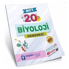 Bir Numara Yayınları AYT Biyoloji 20 Deneme 2020