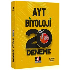 Bir Numara Yayınları AYT Biyoloji 20 Deneme 2020