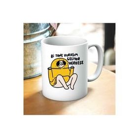 Bir Tane Vurasımm Geliyor Herkese Motto Baskılı Kupa