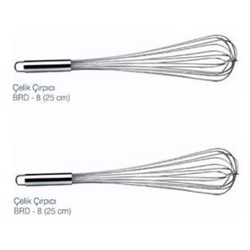 Biradlı 25 cm Çelik Çırpıcı