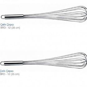 Biradlı 35 cm Çelik Çırpıcı