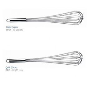 Biradlı 35 cm Çelik Çırpıcı