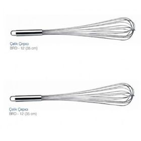 Biradlı 35 cm Çelik Çırpıcı