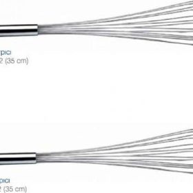 Biradlı 35 cm Çelik Çırpıcı