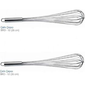 Biradlı 35 cm Çelik Çırpıcı