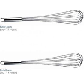 Biradlı 40 cm Çelik Çırpıcı