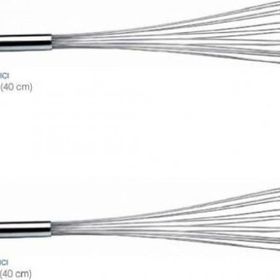 Biradlı 40 cm Çelik Çırpıcı