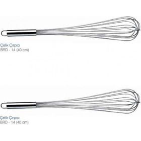 Biradlı 40 cm Çelik Çırpıcı