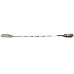 Biradlı BRD-682 Çatallı Burgulu Altın 33 cm Bar Kaşık