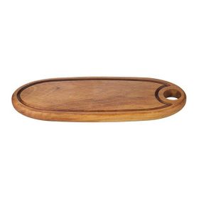 Biradlı GRV-1886 40X15 cm Ceviz Pide Sunum Tahtası
