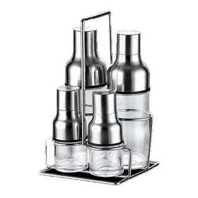Biradlı GRV-2404 300 cc Tel Standlı 4'lü Yağlık Takımı