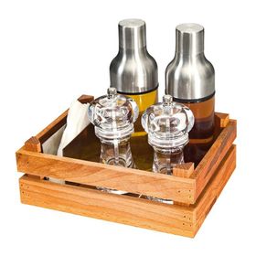 Biradlı GRV-2417 Ahşap Kasalı 5'li Set
