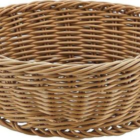 Biradlı GRV-2454 Plastik Yuvarlak 21x21x7 cm Sepet