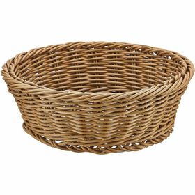 Biradlı GRV-2454 Plastik Yuvarlak 21x21x7 cm Sepet