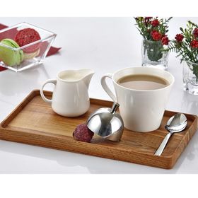 Biradlı GRV-302 24x14x2 cm Ahşap Standlı Dikdörtgen Nescafe Seti