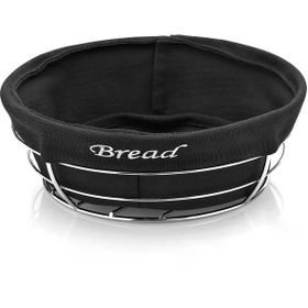 Biradlı HW-179B Yuvarlak Bezli Ekmek Sepeti