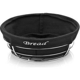 Biradlı HW-179B Yuvarlak Bezli Ekmek Sepeti