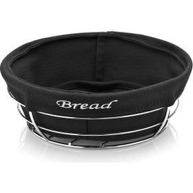 Biradlı HW-179B Yuvarlak Bezli Ekmek Sepeti