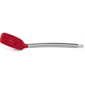 Biradlı Kırmızı 25 cm Silikon Yanmaz Spatula
