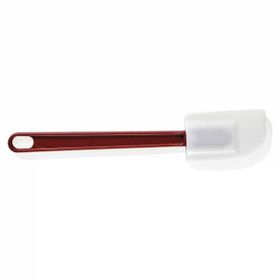 Biradlı Kırmızı 38 cm Silikon Yanmaz Spatula