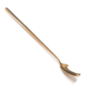 Biradlı Kokteyl 22 cm Kaşık Altın
