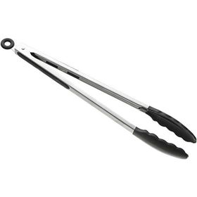Biradlı Silikon Uçlu 33 cm Servis Maşası