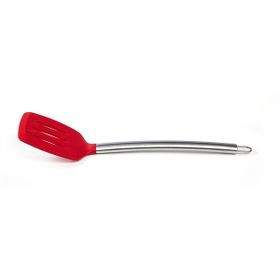 Biradlı Siyah Kırmızı 35 cm Silikon Spatula